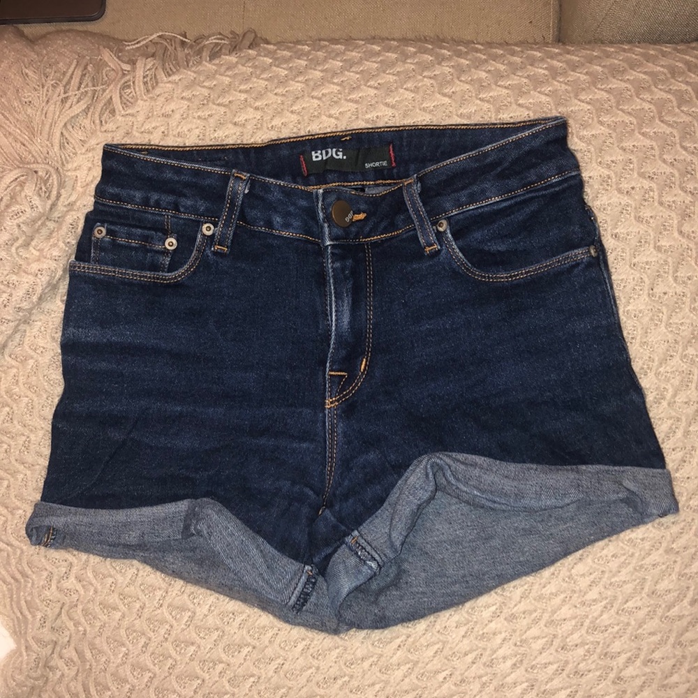 BDG shortie denim shorts
